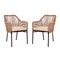 Flash Furniture Set of 2 Natural All-Weather Woven Patio Chairs, 2PK SDA-AD892006-NAT-2-GG - alternate 6